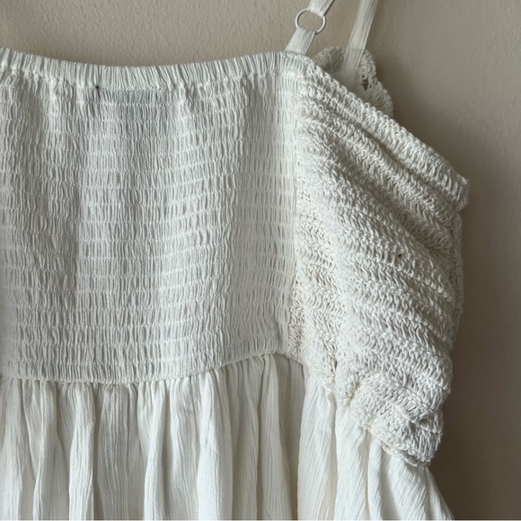 TORRID Maxi Crochet Detail Trapeze Dress GRANNY SQUARE CROCHET SIZE large 00X - Picture 6 of 13